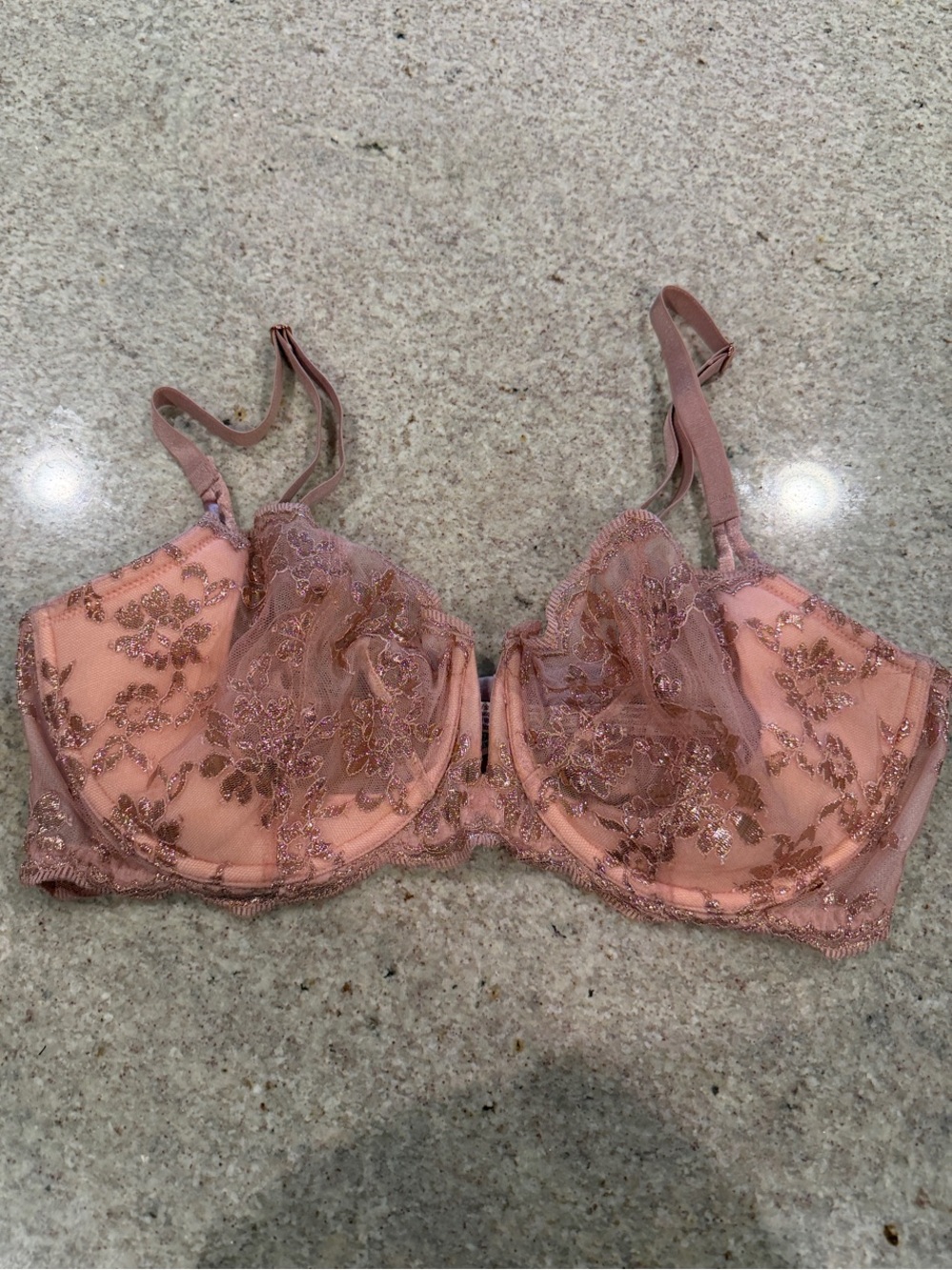 Victoria’s Secret Lace Embroidered Underwire Bra